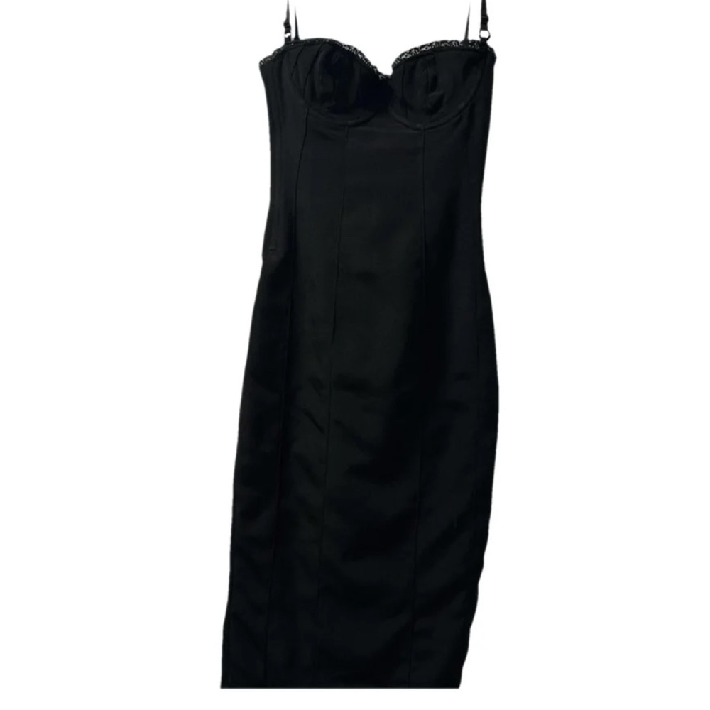 D&G Elegant Black corset dress